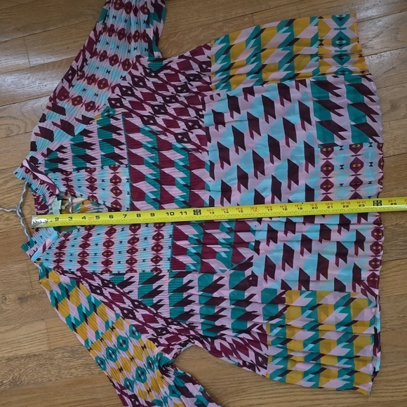 RYEGRASS BRAND WOMEN'S MULTI COLORED BLOUSE TOP SIZE LARGE - Picture 11 of 16